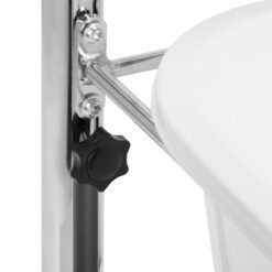 Jalkavati pyörällisellä telineella, kromi.