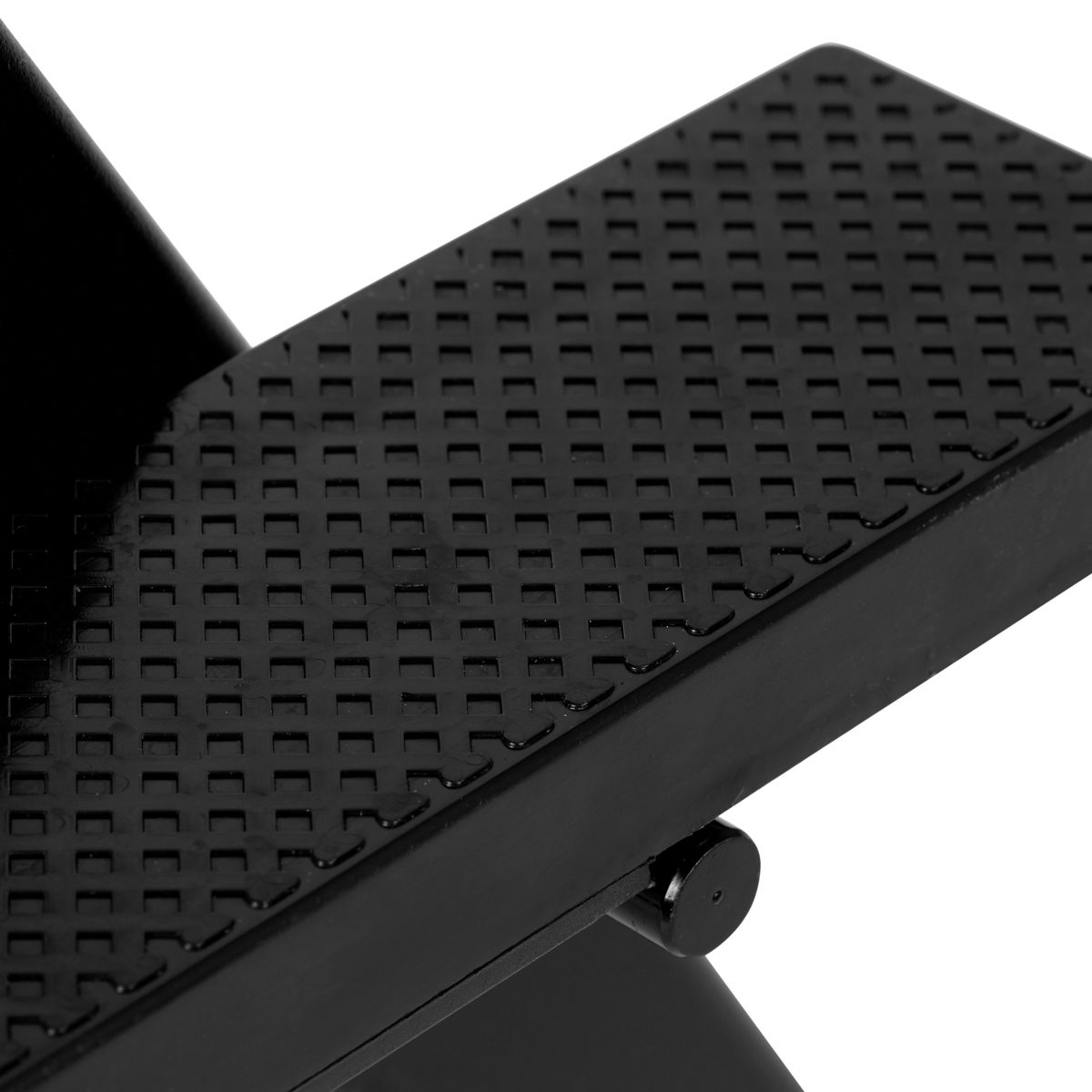 Taitettava ohjaajantuoli alumiinista, musta Taitettava ohjaajantuoli alumiinista, musta