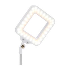 Pöytävalaisin Elegante LED Square 804, valkoinen