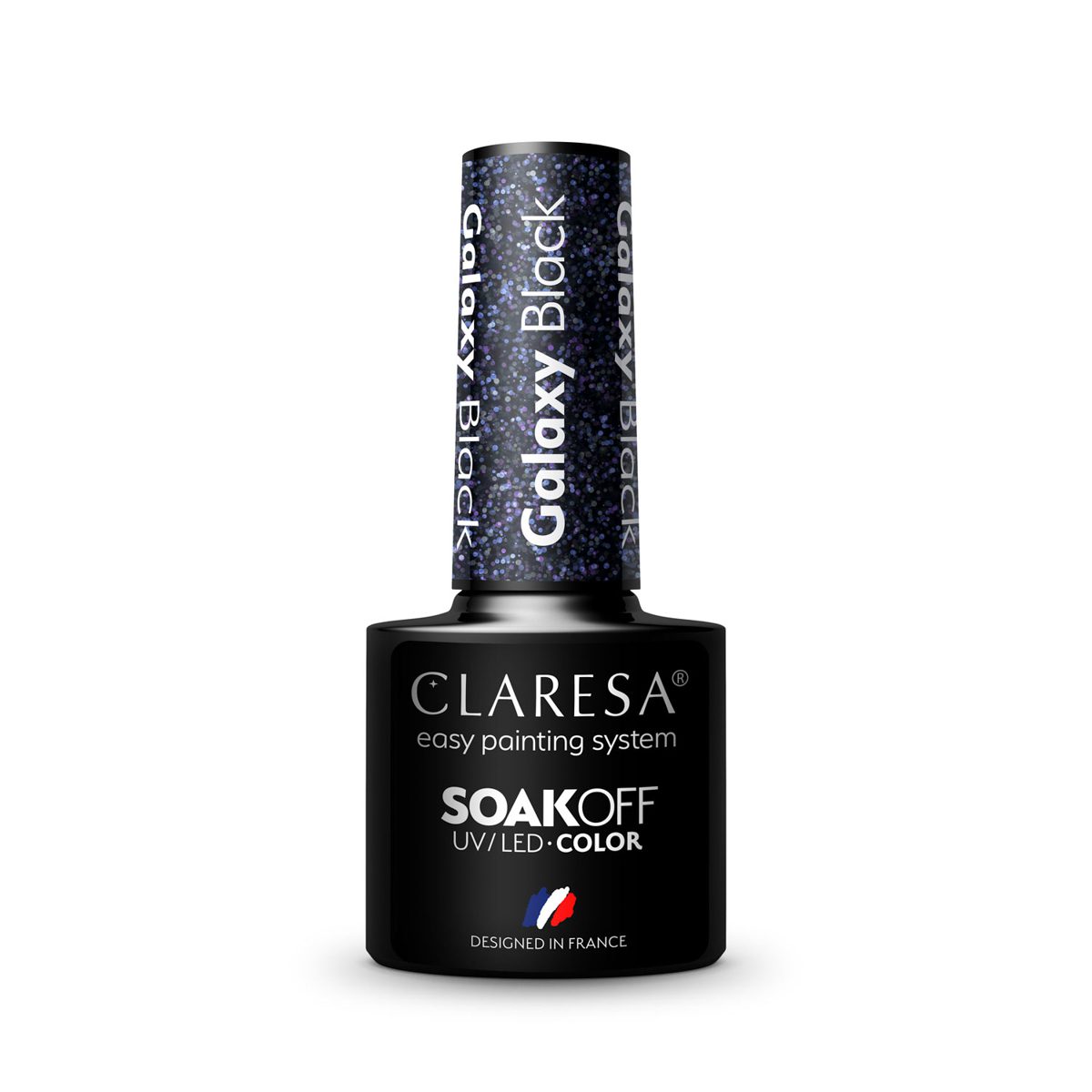 CLARESA GALAXY BLACK hybridilakka, 5 ml CLARESA GALAXY BLACK hybridilakka, 5 ml