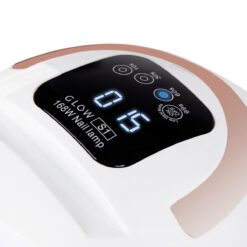 Kynsiuuni Glow S1 Dual UV-LED 168W valkoinen-kulta