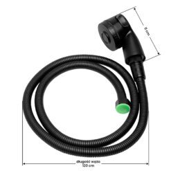 Pesupaikan suihkukahva S05 musta