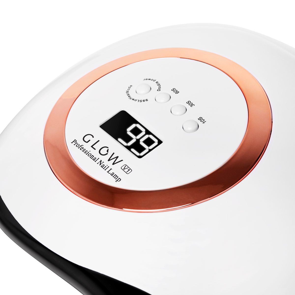 Kynsiuuni Glow V1 UV-LED 168W valkoinen-kulta Kynsiuuni Glow V1 UV-LED 168W valkoinen-kulta