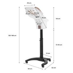 Gabbiano höyrylaite 408D otsonitoiminnolla valkoinen