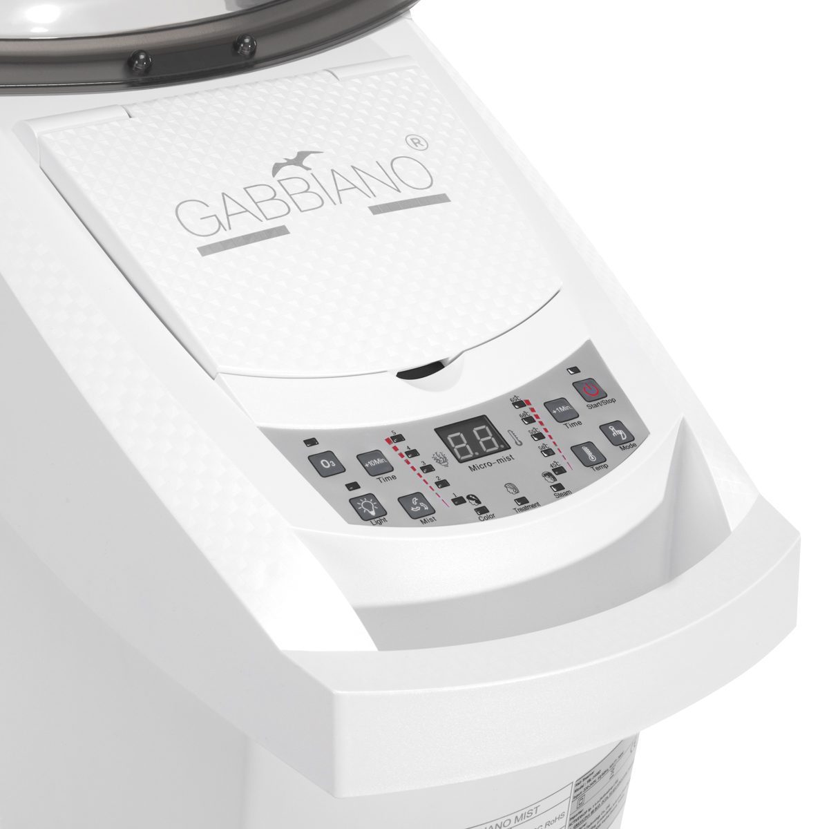 Gabbiano höyrylaite 408D otsonitoiminnolla valkoinen Gabbiano höyrylaite 408D otsonitoiminnolla valkoinen