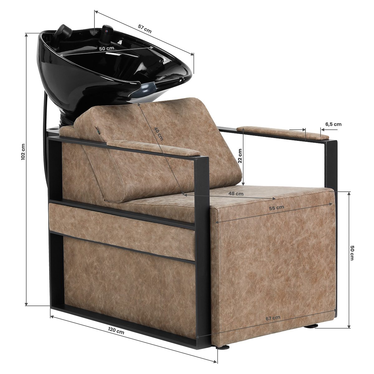 Gabbiano Modena pesupaikka ruskea Gabbiano Modena pesupaikka ruskea