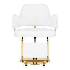 Gabbiano Linz kampaamotuoli kulta-valkoinen