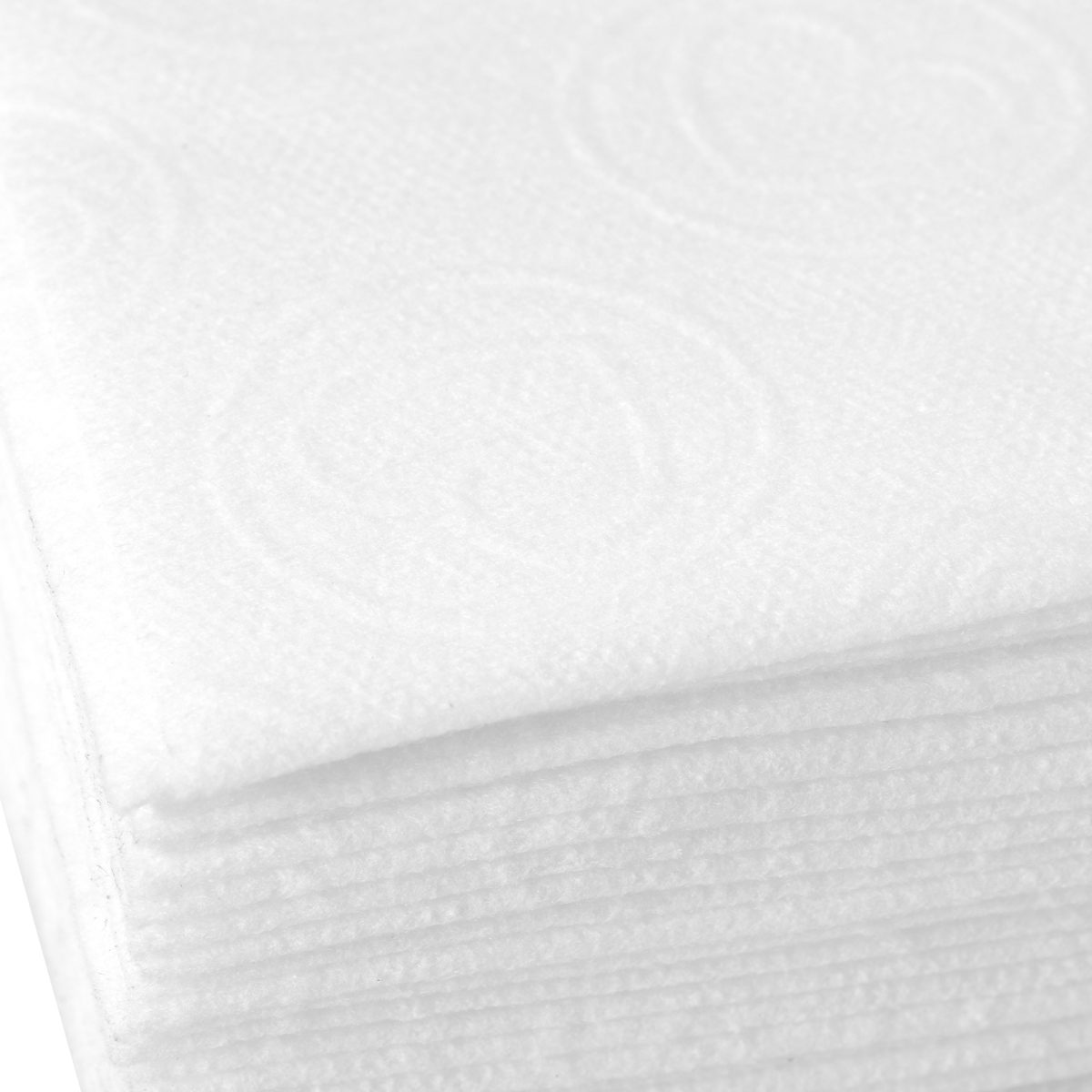 Kertakäyttöiset liinat kuitukankaasta, 20 kpl 70 x 40 cm, valkoiset sydämet Kertakäyttöiset liinat kuitukankaasta, 20 kpl 70 x 40 cm, valkoiset sydämet