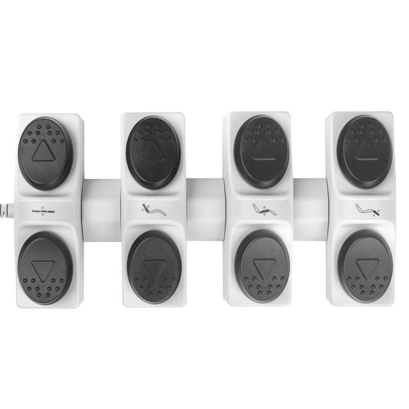 AZZURRO jalkaohjaus 4 moottorin hoitotuolille AZZURRO jalkaohjaus 4 moottorin hoitotuolille