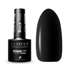Claresa BLACK 900 hybridi geelilakka, musta, 5 ml Claresa BLACK 900 hybridi geelilakka, musta, 5 ml
