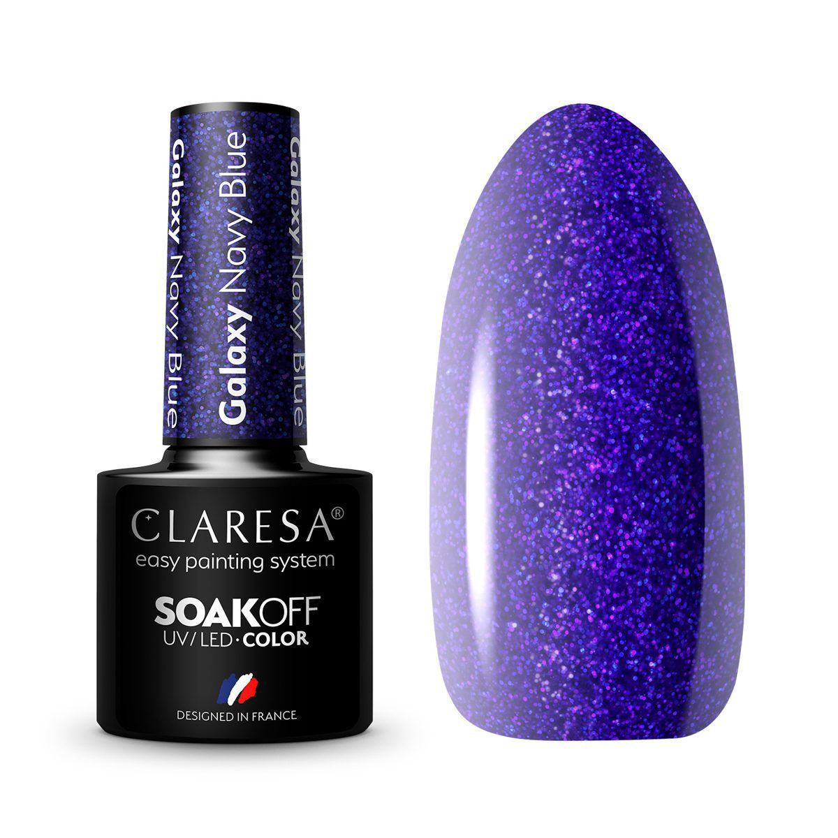 CLARESA GALAXY NAVY BLUE hybridilakka, 5 ml CLARESA GALAXY NAVY BLUE hybridilakka, 5 ml
