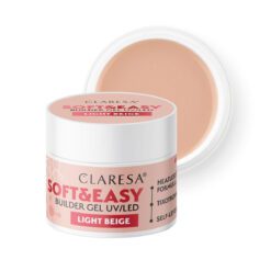 Claresa SOFT&EASY Builder Gel, Light Beige, rakennusgeeli, 12 g Claresa SOFT&EASY Builder Gel, Light Beige, rakennusgeeli, 12 g