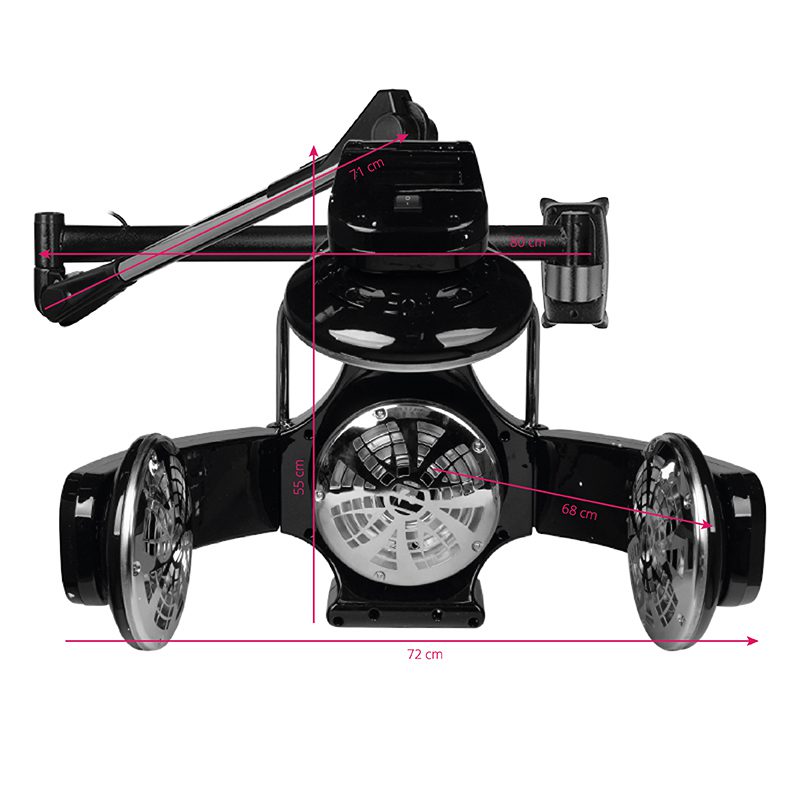 GABBIANO 868A lämpösäteilijä seinäkiinnityksellä musta GABBIANO 868A lämpösäteilijä seinäkiinnityksellä musta