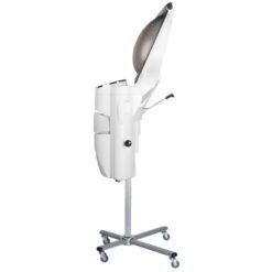 Gabbiano höyrystin jalustalla ja otsonihoidolla, valkoinen Gabbiano höyrystin jalustalla ja otsonihoidolla, valkoinen