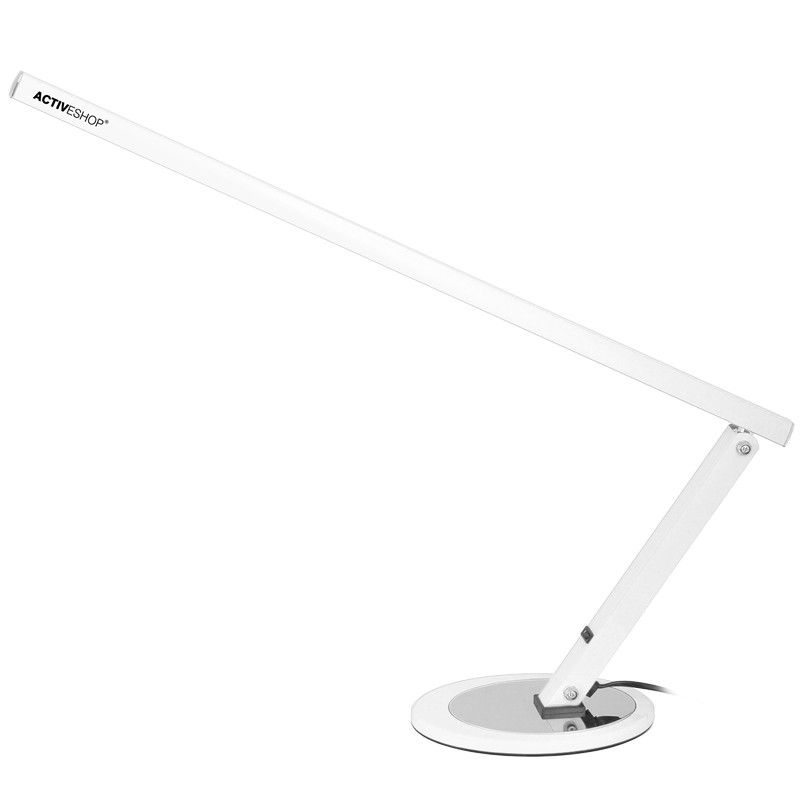 LED-pöytävalaisin SLIM, valkoinen LED-pöytävalaisin SLIM, valkoinen