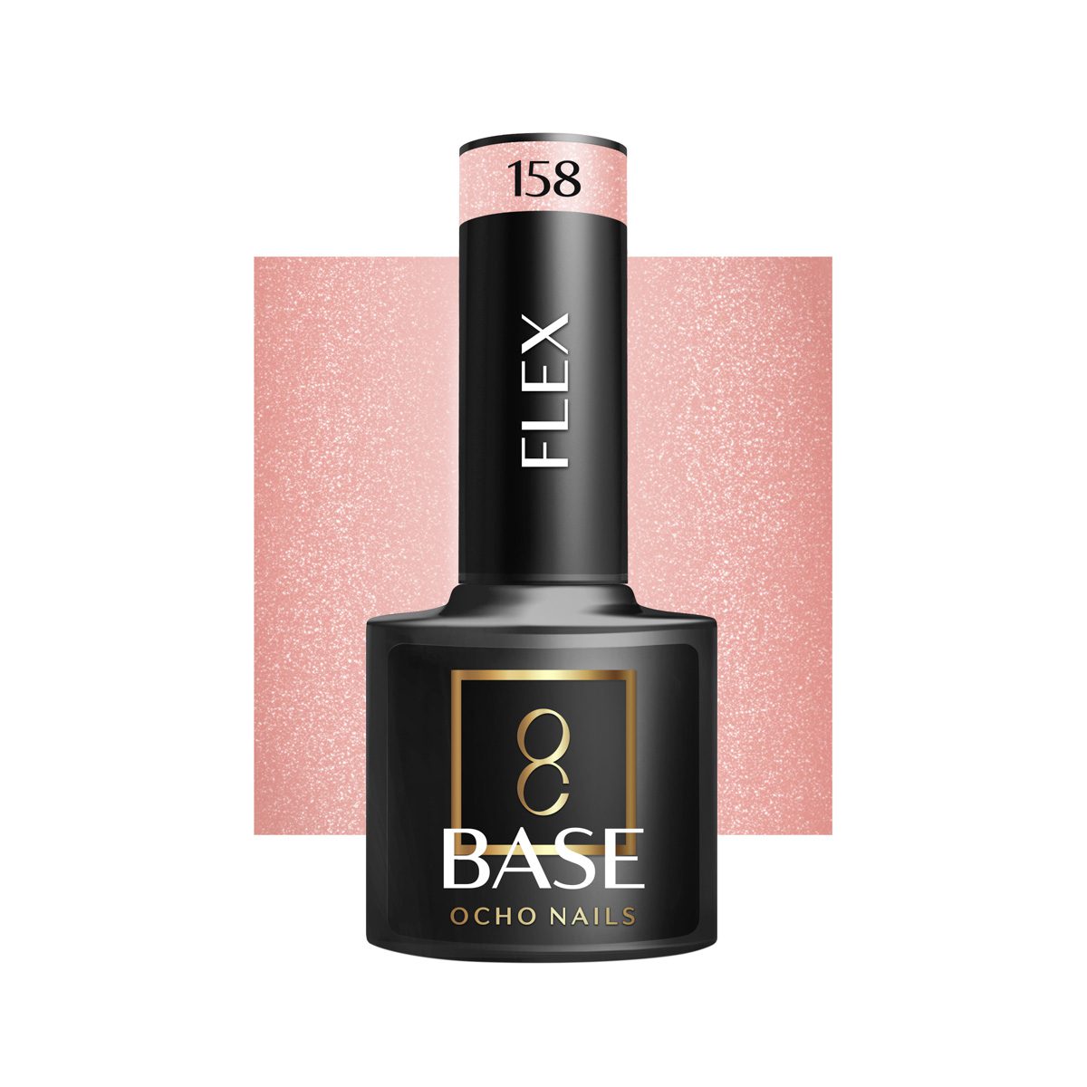 OCHO NAILS Flex Base 158 hybridi aluslakka 5 ml OCHO NAILS Flex Base 158 hybridi aluslakka 5 ml