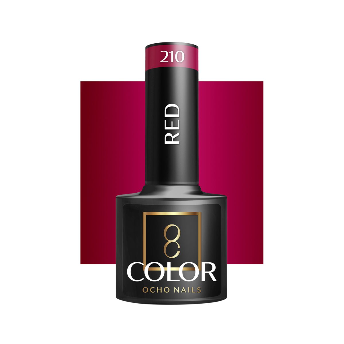 OCHO NAILS hybridilakka 210 punainen 5 ml OCHO NAILS hybridilakka 210 punainen 5 ml