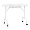 Taitettava työpöytä 4031 valkoinen + kantolaukku
