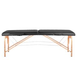 WOOD COMFORT 2-osainen taitettava hierontapöytä, BLACK WOOD COMFORT 2-osainen taitettava hierontapöytä, BLACK