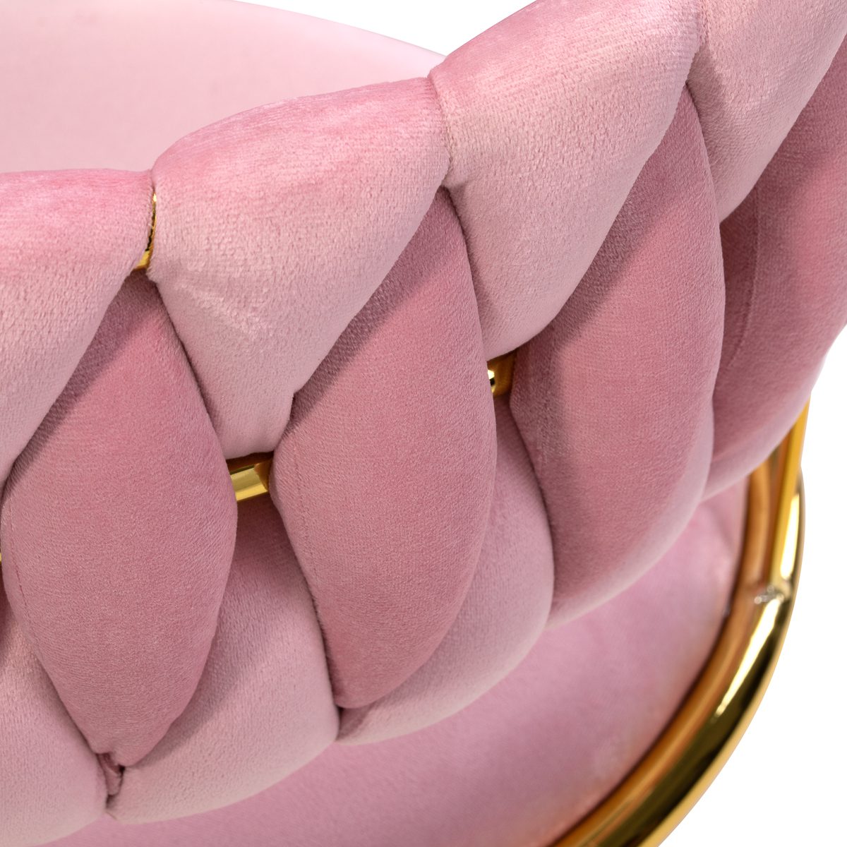 4Rico kääntyvä asiakastuoli QS-GW01G sametti pinkki 4Rico kääntyvä asiakastuoli QS-GW01G sametti pinkki