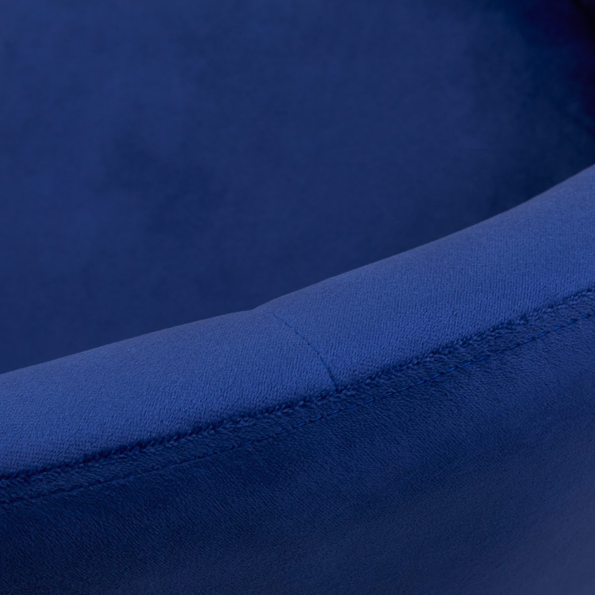 4Rico kääntyvä nojatuoli QS-BL12G sininen sametti 4Rico kääntyvä nojatuoli QS-BL12G sininen sametti