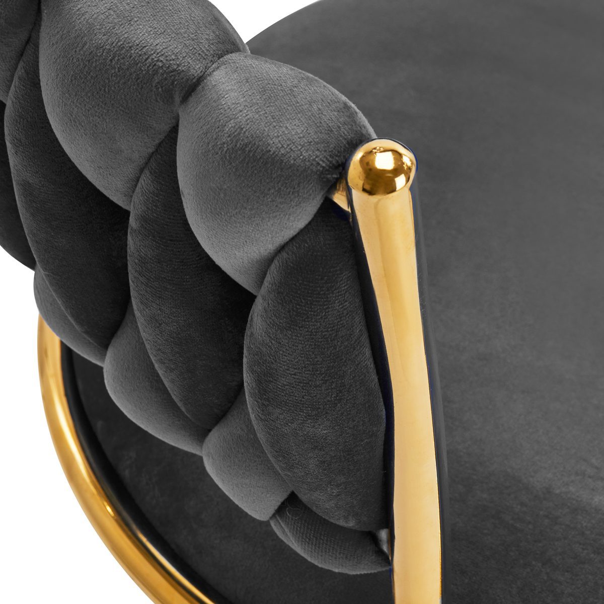 4Rico kääntyvä nojatuoli QS-GW01G harmaa sametti 4Rico kääntyvä nojatuoli QS-GW01G harmaa sametti