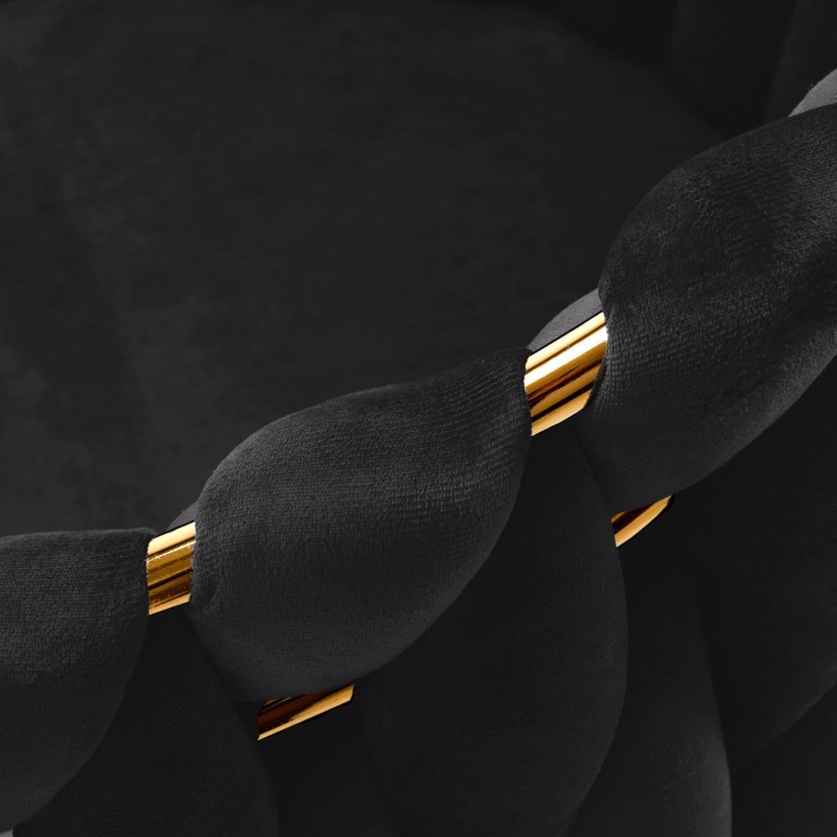 4Rico nojatuoli QS-GW06G sametti musta 4Rico nojatuoli QS-GW06G sametti musta