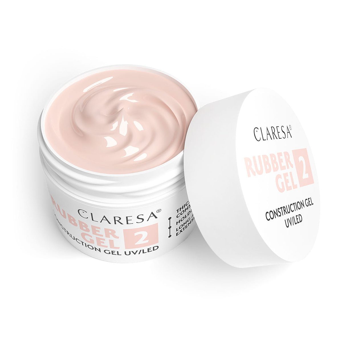 CLARESA RUBBER GEL 2, 90g rakennusgeeli CLARESA RUBBER GEL 2, 90g rakennusgeeli