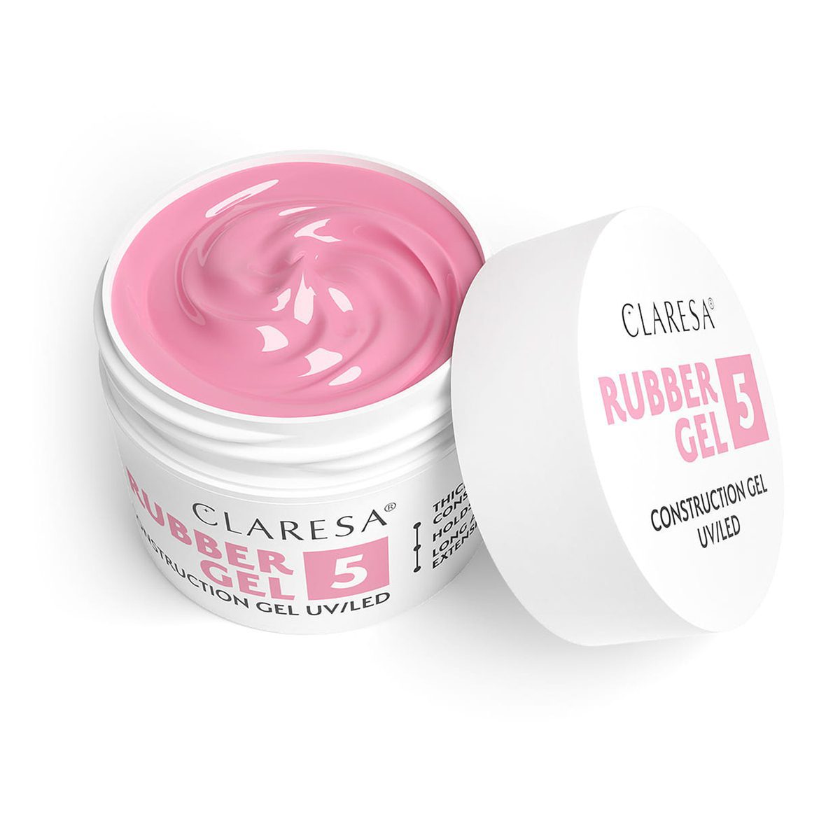 CLARESA RUBBER GEL 5, 45g rakennusgeeli CLARESA RUBBER GEL 5, 45g rakennusgeeli
