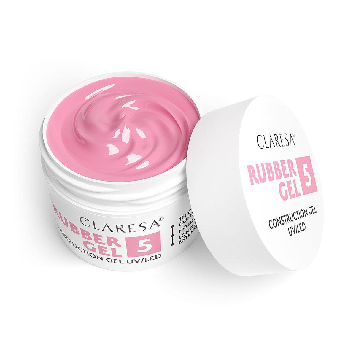 CLARESA RUBBER GEL 5, 90g rakennusgeeli CLARESA RUBBER GEL 5, 90g rakennusgeeli