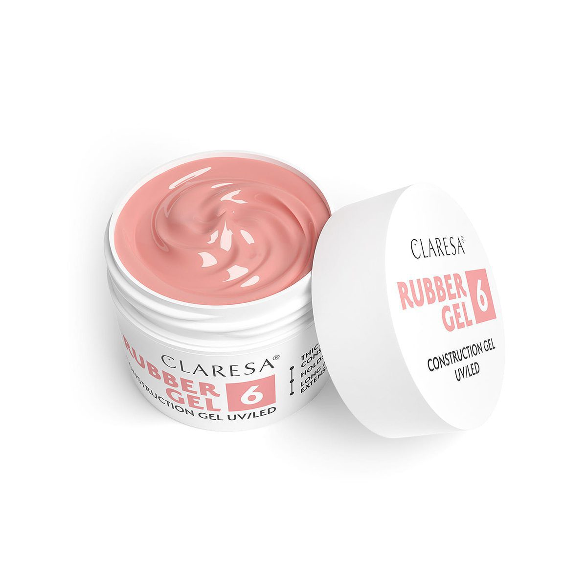CLARESA RUBBER GEL 6, 12g rakennusgeeli CLARESA RUBBER GEL 6, 12g rakennusgeeli