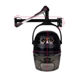 GABBIANO 1600A kupukuivaaja seinäkiinnitys musta