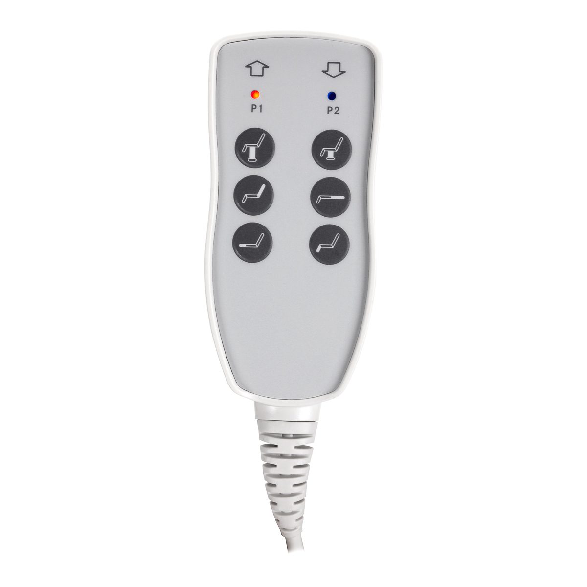 Hoitotuoli Azzurro 803D kaukosäätimellä harmaa Hoitotuoli Azzurro 803D kaukosäätimellä harmaa