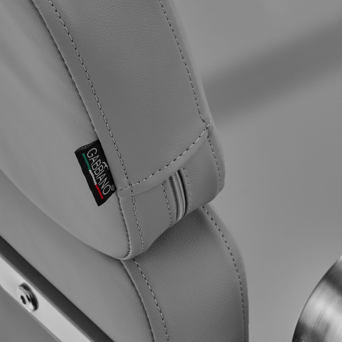 Kampaamotuoli Porto harmaa/teräs Kampaamotuoli Porto harmaa/teräs