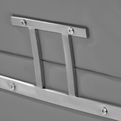 Kampaamotuoli Porto harmaa/teräs