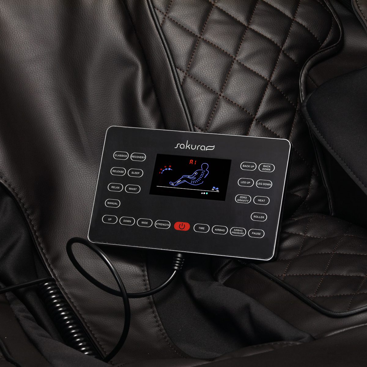 Sakura Comfort Plus 806 hierontatuoli, musta Sakura Comfort Plus 806 hierontatuoli, musta