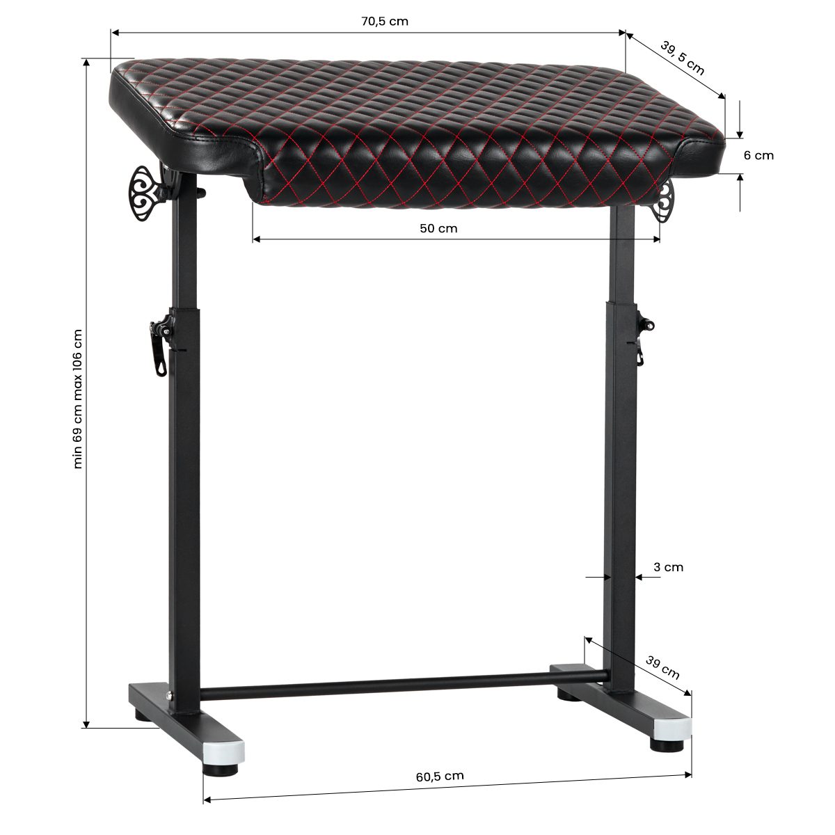 Tatuointikäsinoja Pro Ink 718 musta/punainen Tatuointikäsinoja Pro Ink 718 musta/punainen