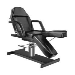 Jalkahoitotuoli hydraulisella nostopumpulla ja jalkatuilla A210C, musta.