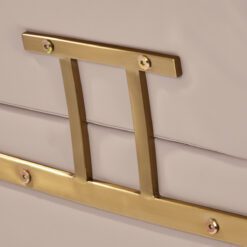 Kampaamotuoli Porto GM beige/kulta