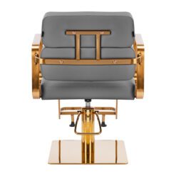 Kampaamotuoli Porto GM harmaa/kulta