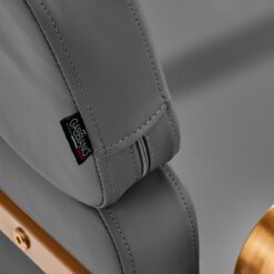 Kampaamotuoli Porto GM harmaa/kulta