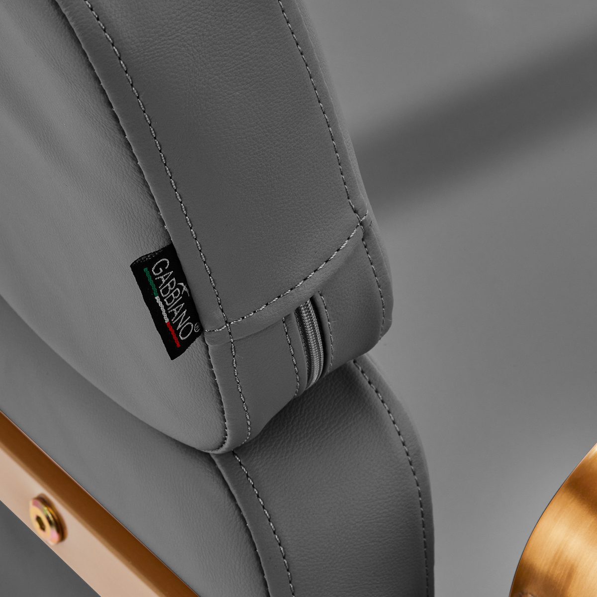 Kampaamotuoli Porto GM harmaa/kulta Kampaamotuoli Porto GM harmaa/kulta