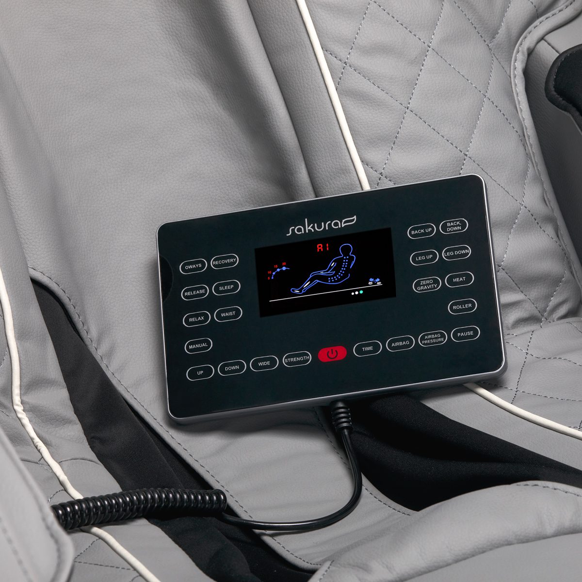 Sakura Comfort 806 hierontatuoli, harmaa Sakura Comfort 806 hierontatuoli, harmaa