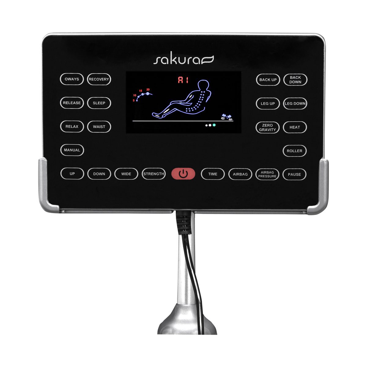 Sakura Comfort 806 hierontatuoli, harmaa Sakura Comfort 806 hierontatuoli, harmaa