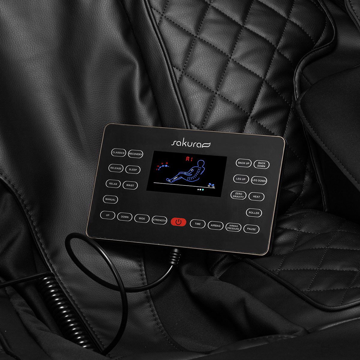 SAKURA HIEROVA TUOLI LUXURY 808 MUSTA SAKURA HIEROVA TUOLI LUXURY 808 MUSTA