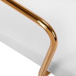 Asiakastuoli QS-OF211G – kulta & kermanvärinen