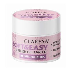 Claresa Soft&Easy Builder Gel – BLINKING PINK 45 g