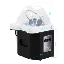 Gabbiano Head Spa 050 Liikuteltava Pesuyksikkö Musta