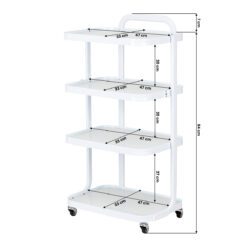 Giovanni H6702 valkoinen apuöytä