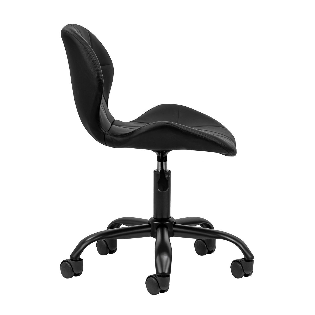 Kosmetologin jakkara QS-06G, musta Kosmetologin jakkara QS-06G, musta